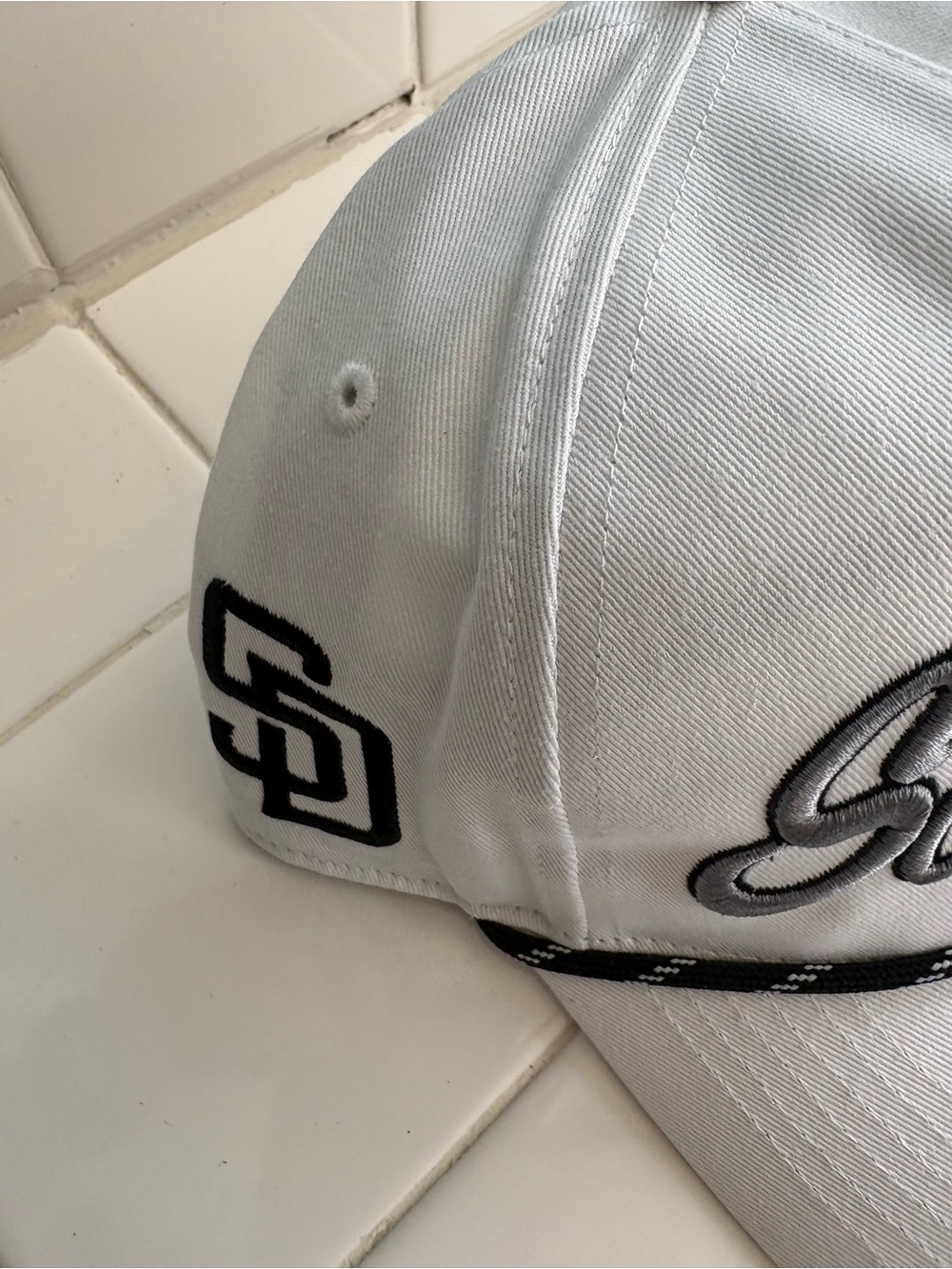 NWOT 47 Brand San Diego Padres Hitch Rope Hat Baseball Cap White $38 - Picture 2 of 6